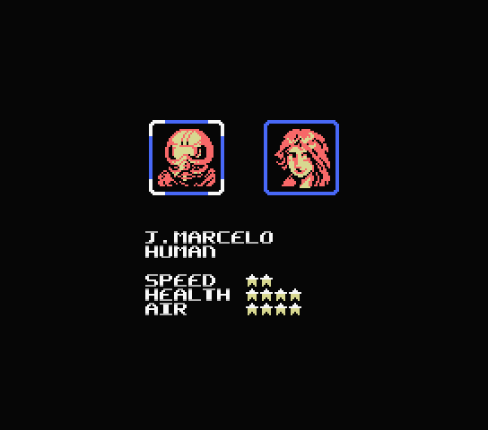 Character selection